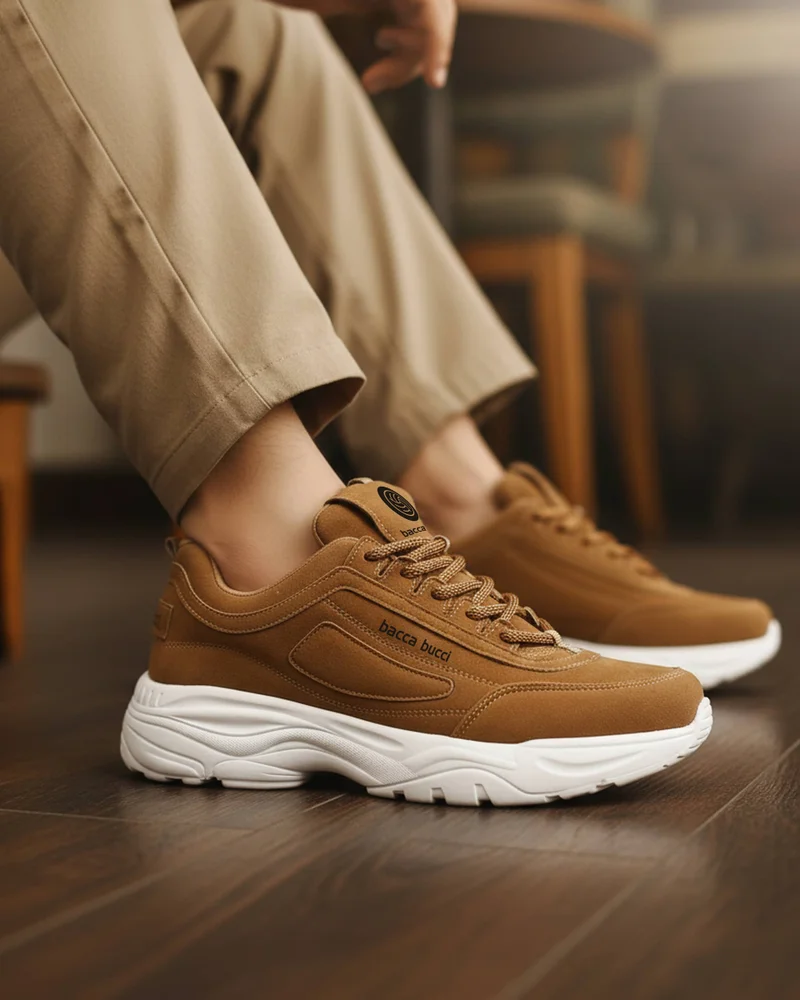 Bacca Bucci Tan Afterburn Urban Fashion Sneakers and Sports Shoes for Men | Best Price UAE